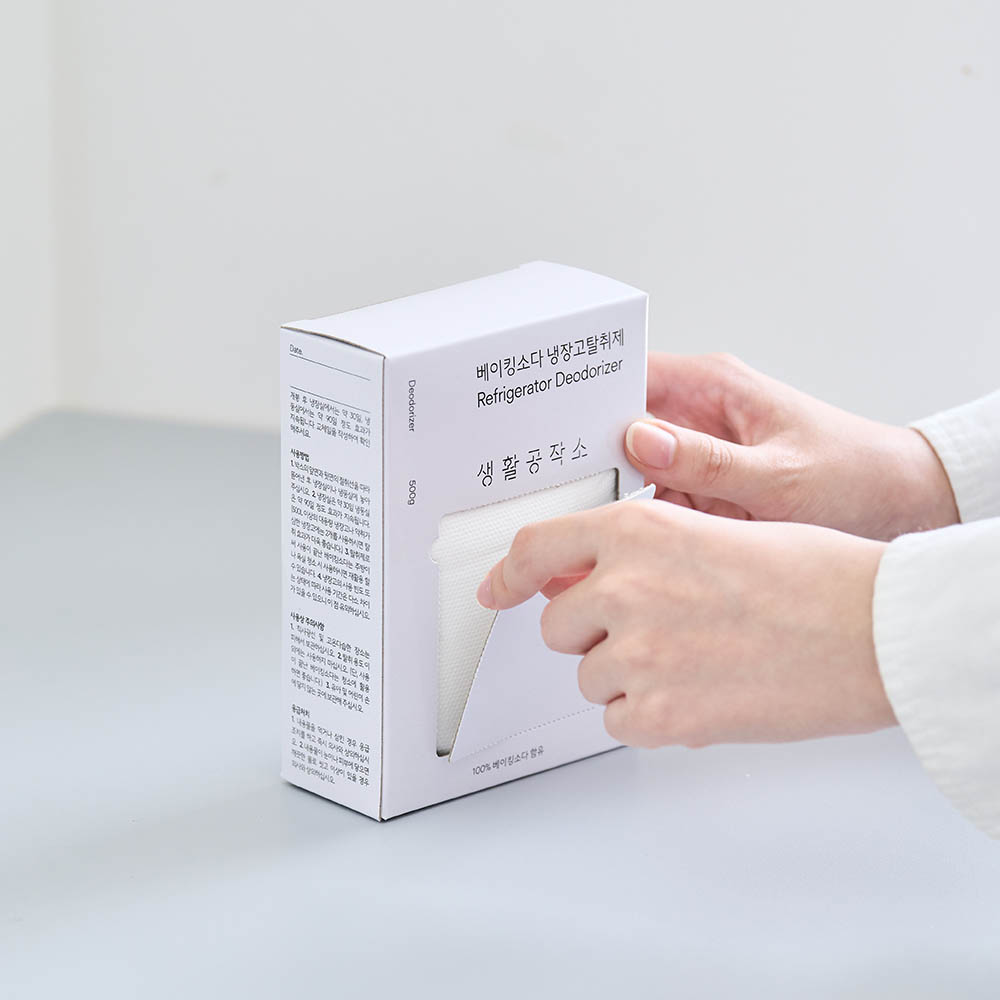 [생활공작소] 베이킹소다 냉장고탈취제 500G x 4개