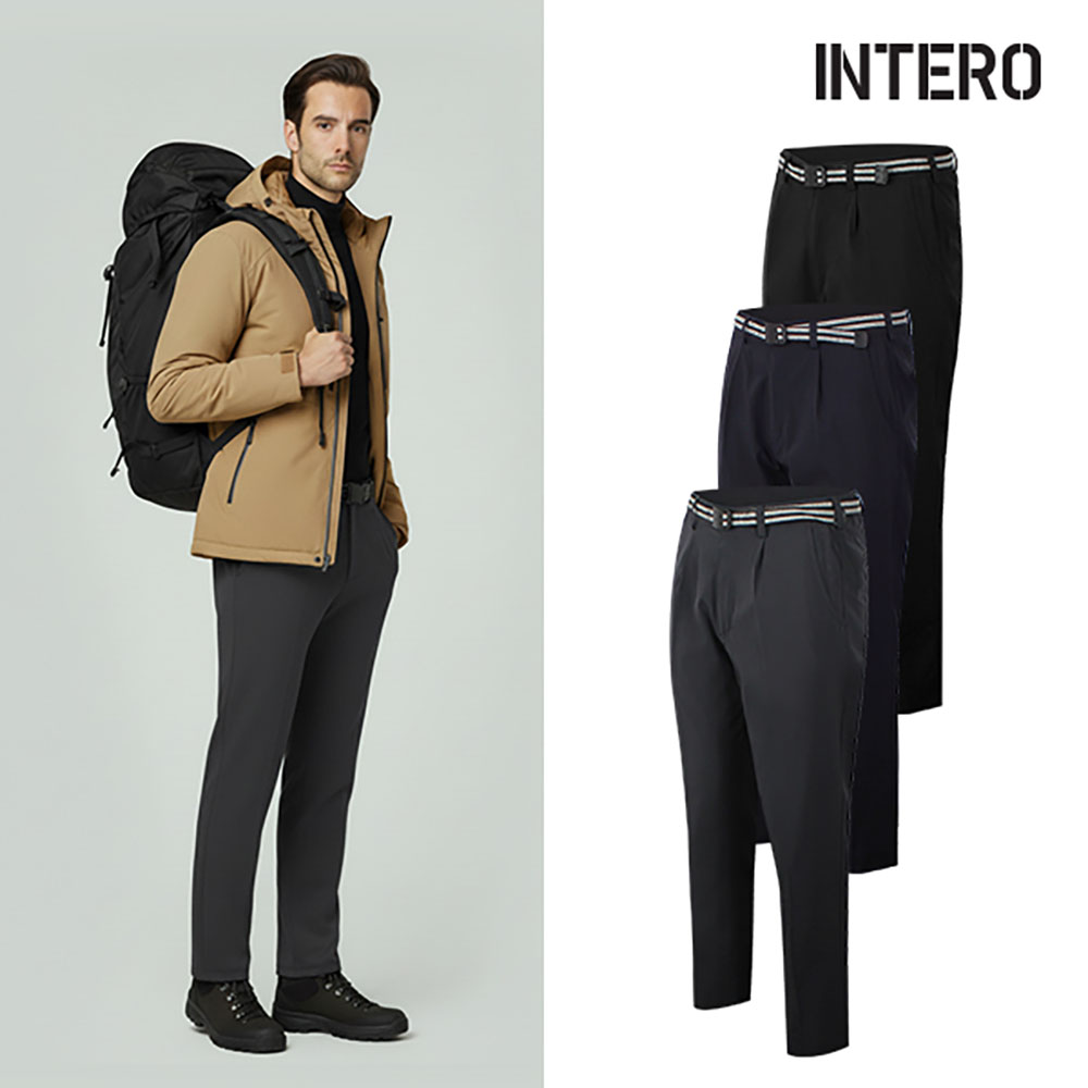 인테로 아웃도어 가을/겨울 기모 등산바지 / 작업복바지