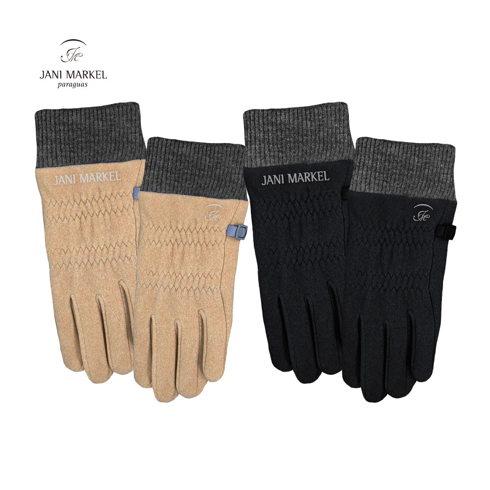 쟈니마르켈 폴리 기모 셔링 스마트터치 방한 장갑