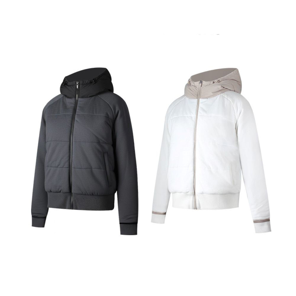 인테로 골프웨어 여성 가을/겨울 후드 니트 패딩 자켓 _ WIWMW