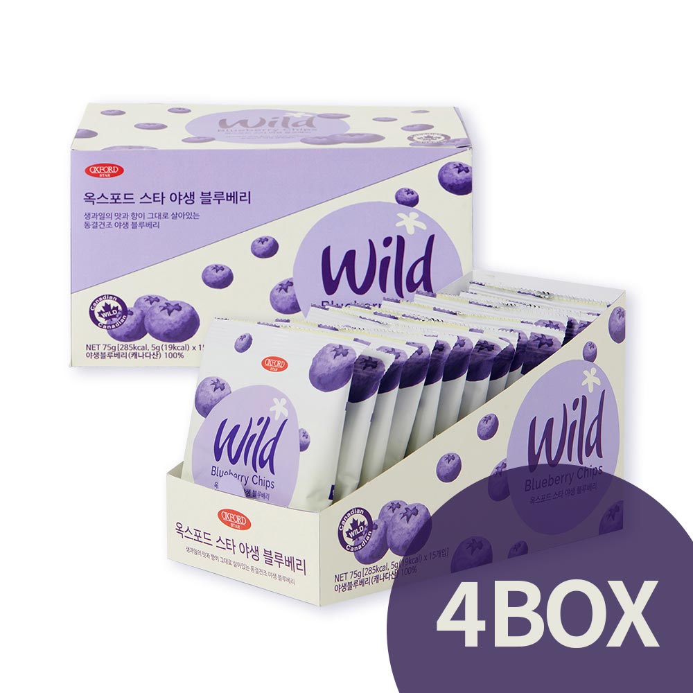 데일리 야생블루베리 칩 4박스 60봉
