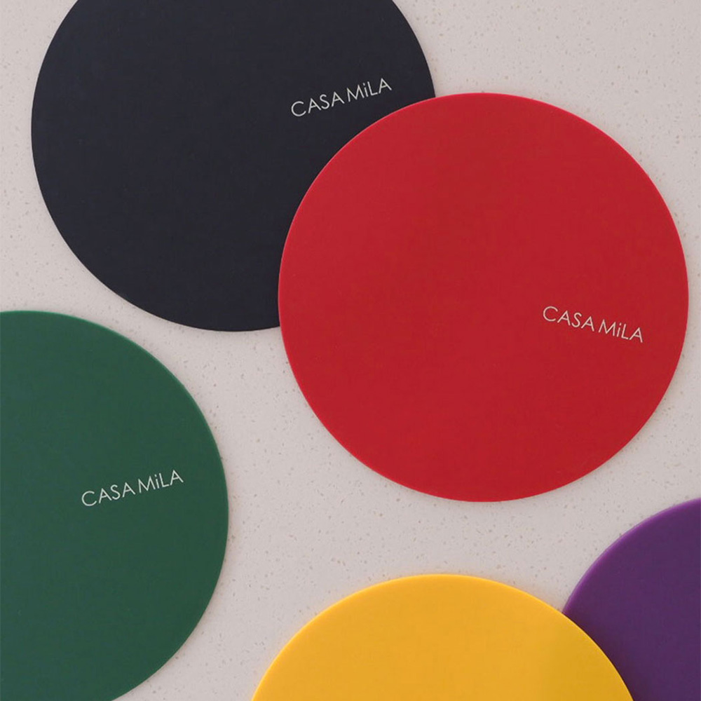 까사밀라 비비드 원형 인덕션 매트 소