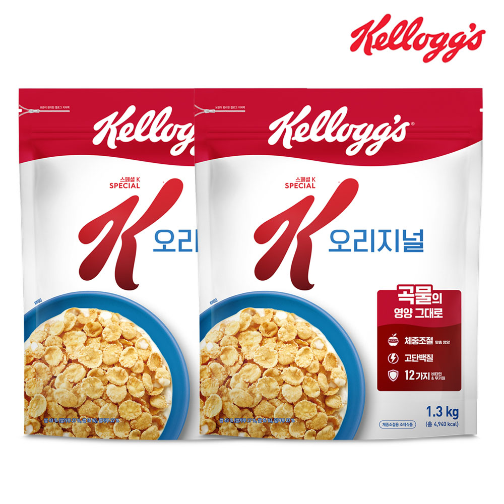 켈로그 스페셜 K 대용량 1300g x 2개
