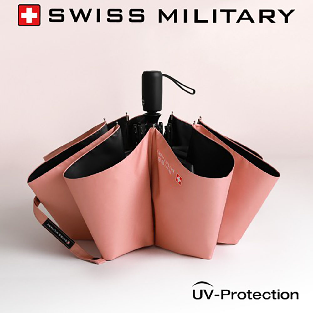 [판촉&사은품] 스위스밀리터리 3단완전자동 밀키 암막 우양산 x 10ea