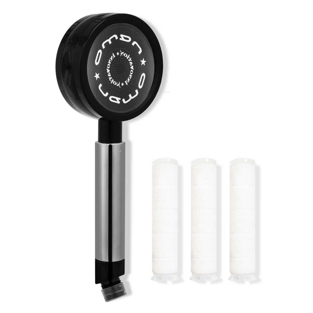 [니모] 이노베이션샤워기 블랙 [샤워기1개+세드먼트필터3개]