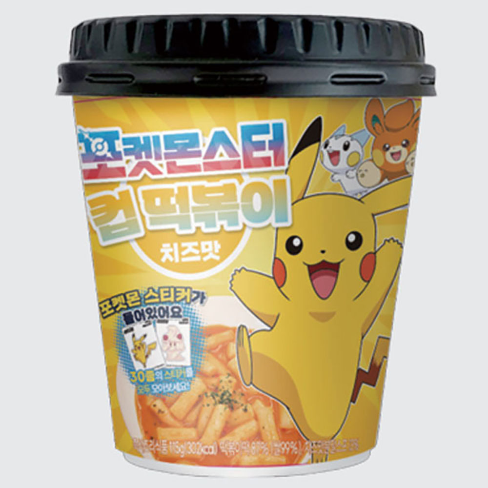 포켓몬스터 컵떡볶이 치즈맛 115g x8ea