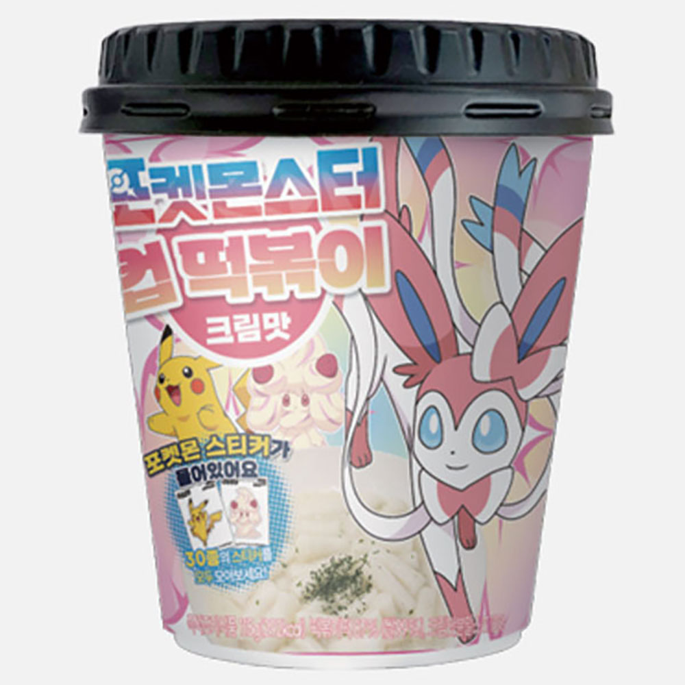 포켓몬스터 컵떡볶이 크림맛 115g x8ea