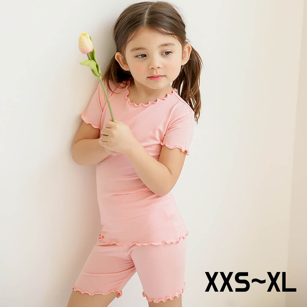 [배냇베이비] 반팔 셔링 실내복