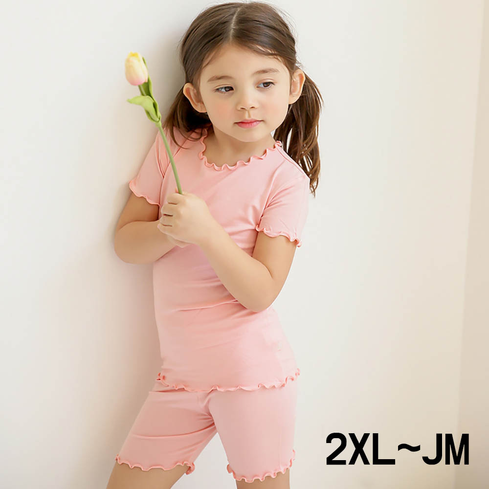 [배냇베이비] 반팔 셔링 아동 실내복