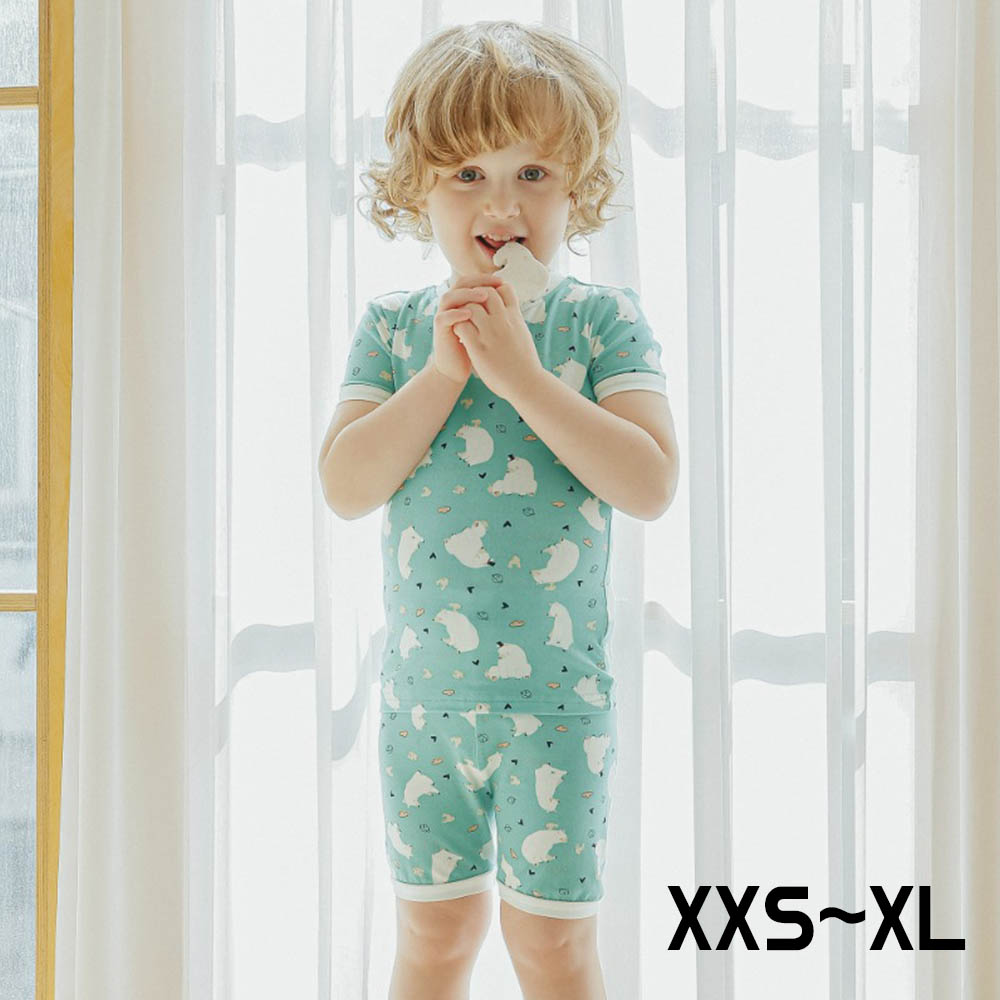 [배냇베이비] 반팔 래빗베어