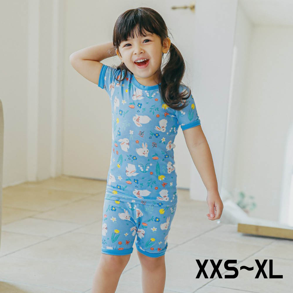 [배냇베이비] 반팔 블루래빗