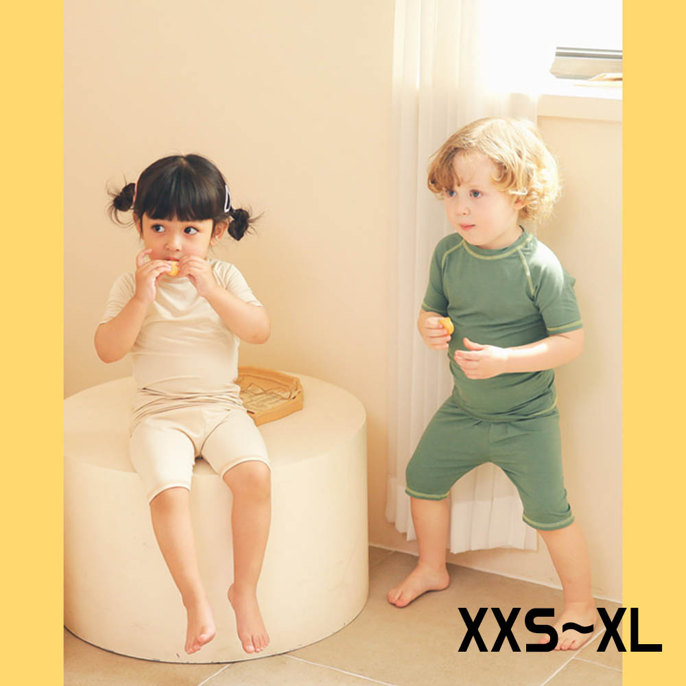 [배냇베이비] 반팔 뱀부 스티치