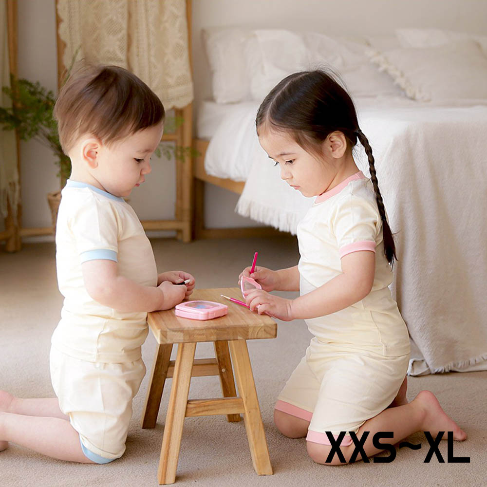 [배냇베이비] 반팔 마카롱 실내복