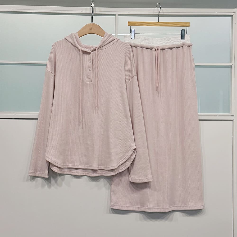 더룩 롱스커트 셋업