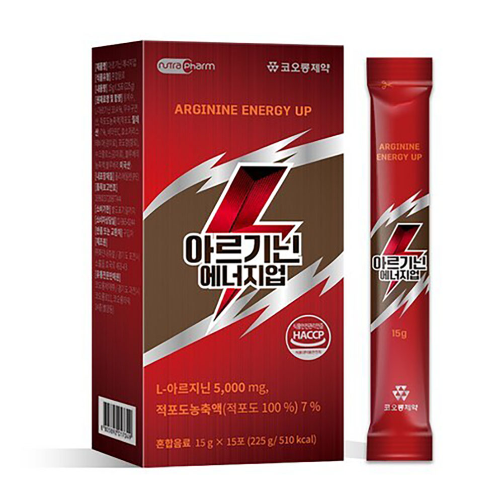 코오롱제약 아르기닌 에너지업 15g*15포