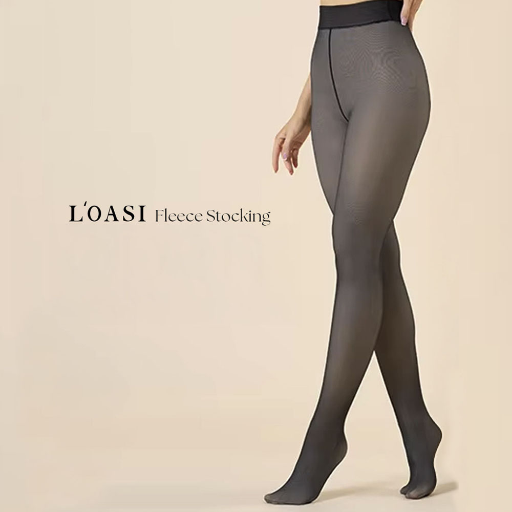 기모 착시 스타킹 1+1(블랙)