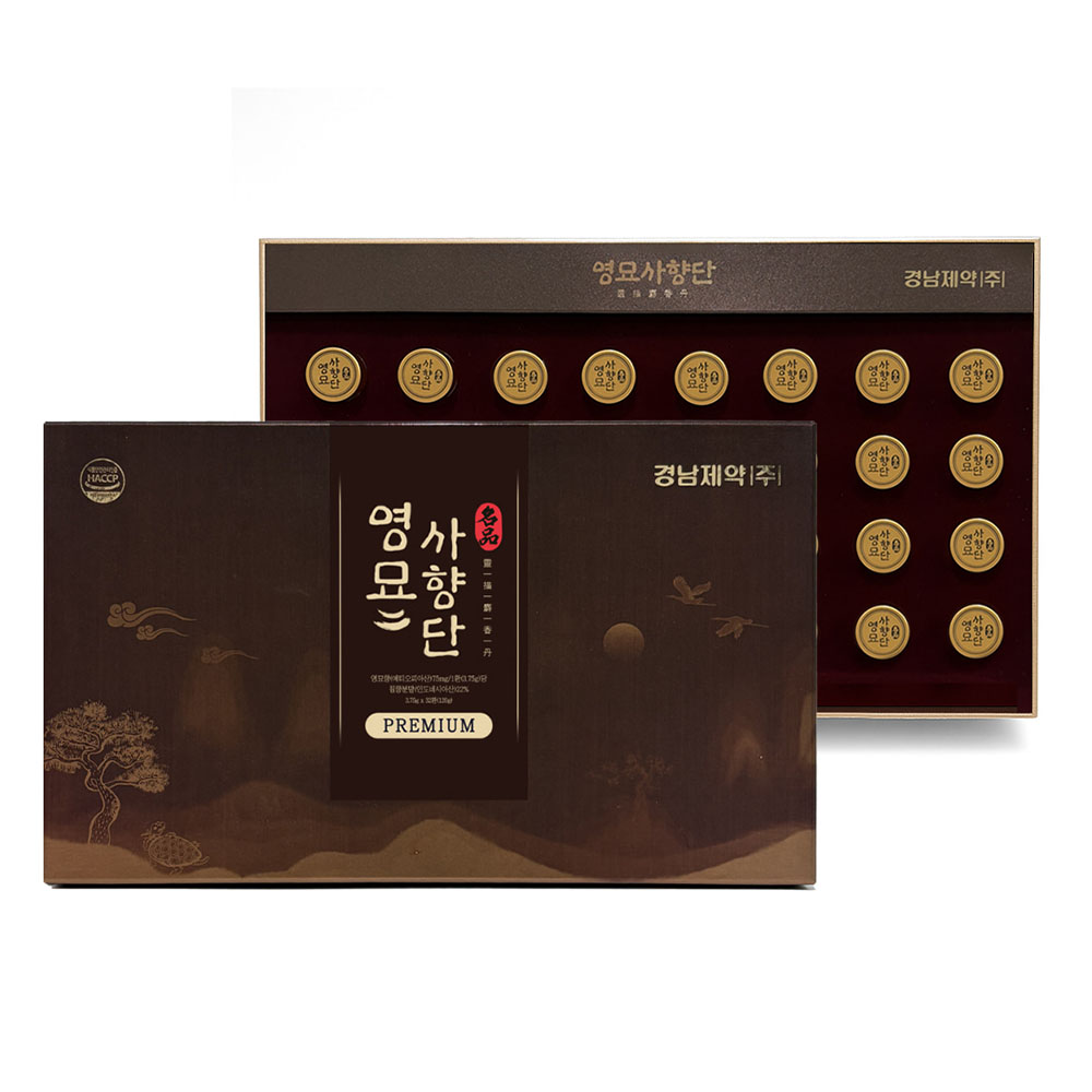 경남제약 영묘 사향단 32환 (쇼핑백 포함)