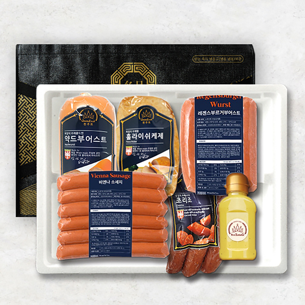 [브라이트데이 X 퀸주트] 독일스타일 프리미엄 수제햄 선물세트 3호(소스 증정) 26s_sb_03