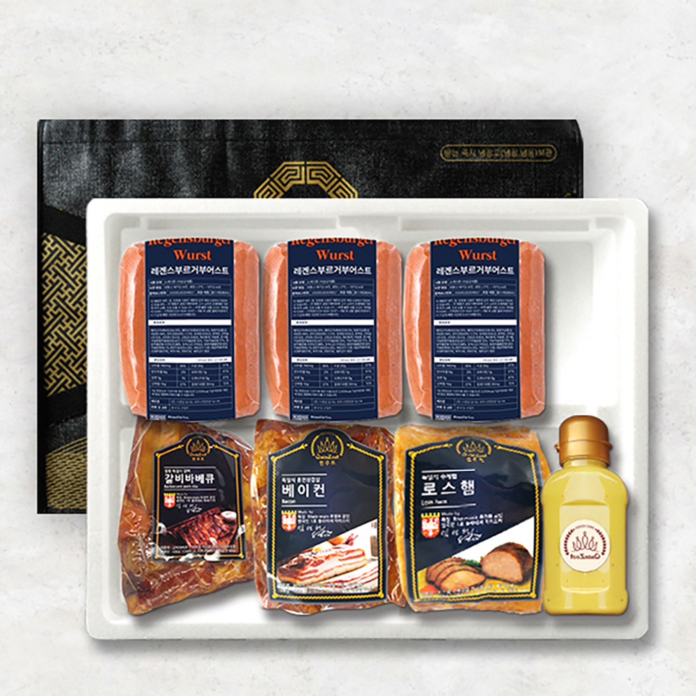 [브라이트데이 X 퀸주트] 독일스타일 프리미엄 수제햄 선물세트 4호(소스 증정) 26s_sb_04