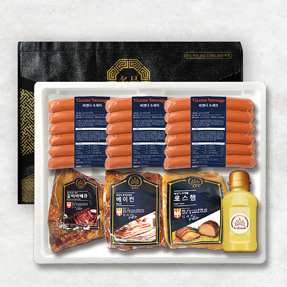 [브라이트데이 X 퀸주트] 독일스타일 프리미엄 수제햄 선물세트 5호(소스 증정) 26s_sb_05
