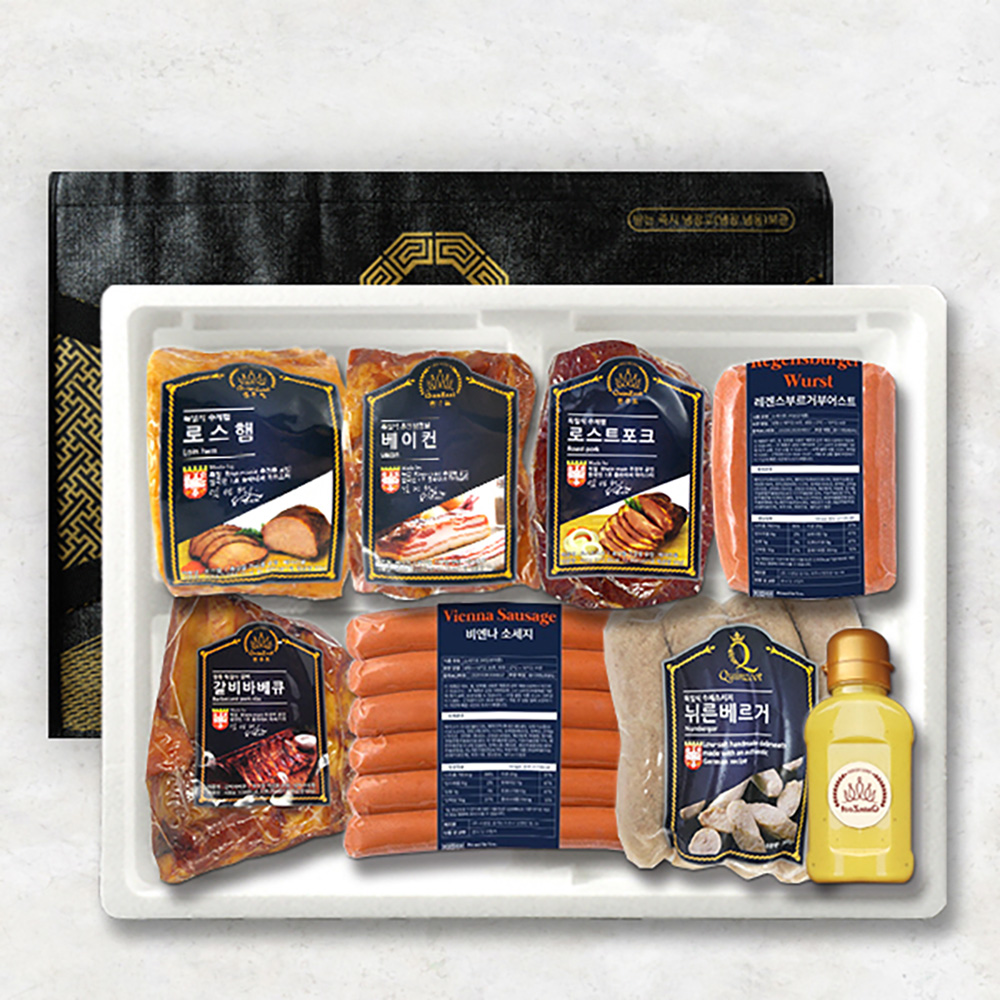 [브라이트데이 X 퀸주트] 독일스타일 프리미엄 수제햄 선물세트 9호(소스 증정) 26s_sb_09