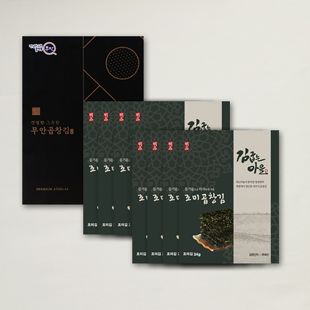 [브라이트데이] 김굽는마을 조미곱창김 선물세트(24g x 8봉) dp_gm_A08