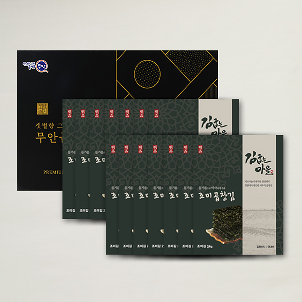 [브라이트데이] 김굽는마을 조미곱창김 선물세트(24g x 14봉) dp_gm_B08