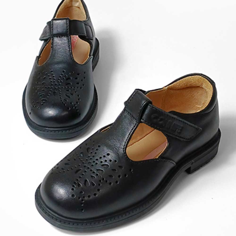 양가죽 비원로퍼 아동슈즈