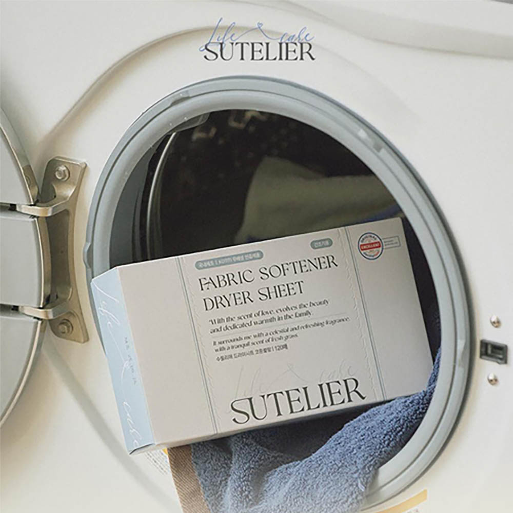 수뜰리에 건조기시트 건식 코튼블랑향 120매