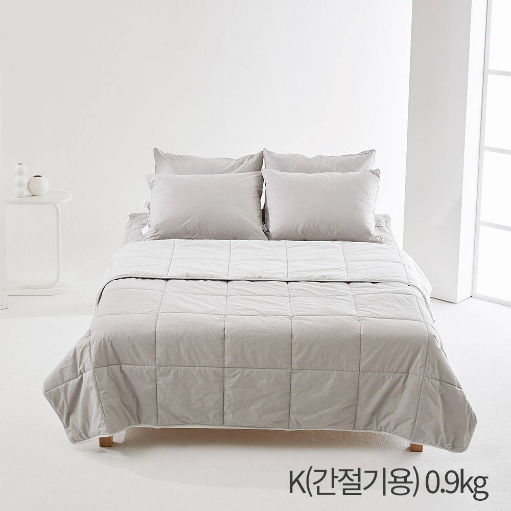 (홈쇼핑히트상품) [라뽐므] 투월런 40수 100% 호주산 천연양모 이불솜 K(간절기용) 0.9kg