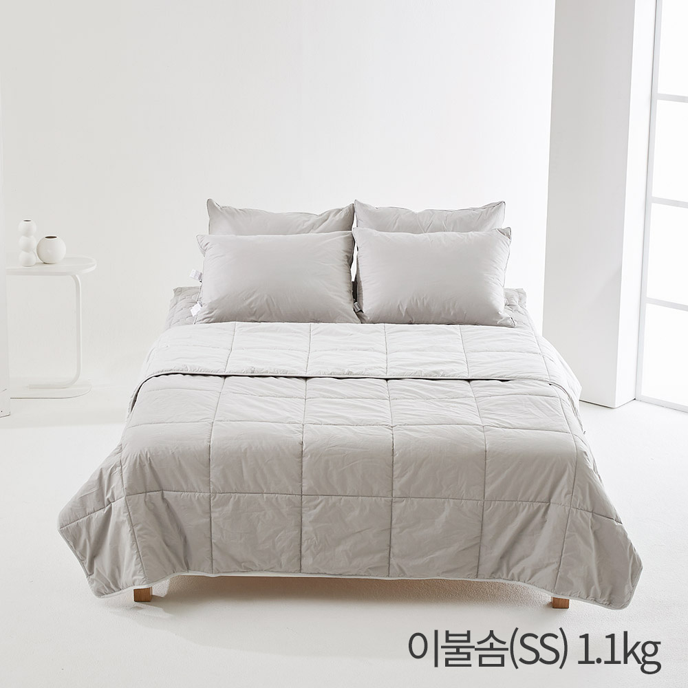 (홈쇼핑히트상품) [라뽐므] 사계절용 투월런 40수 100% 호주산 천연양모 이불솜(SS) 1.1kg