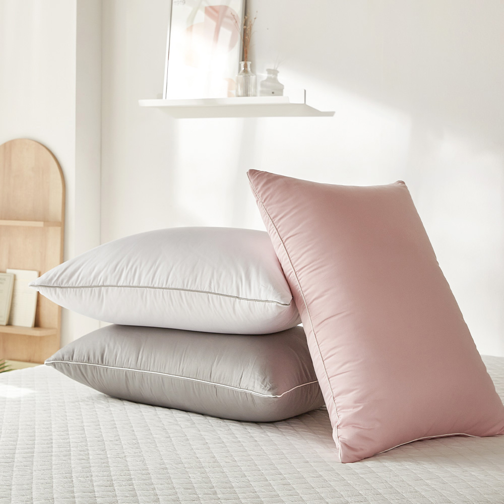 (홈쇼핑히트상품) [라뽐므] 라울 60수 100% 호주산 천연양모 베개커버 2P