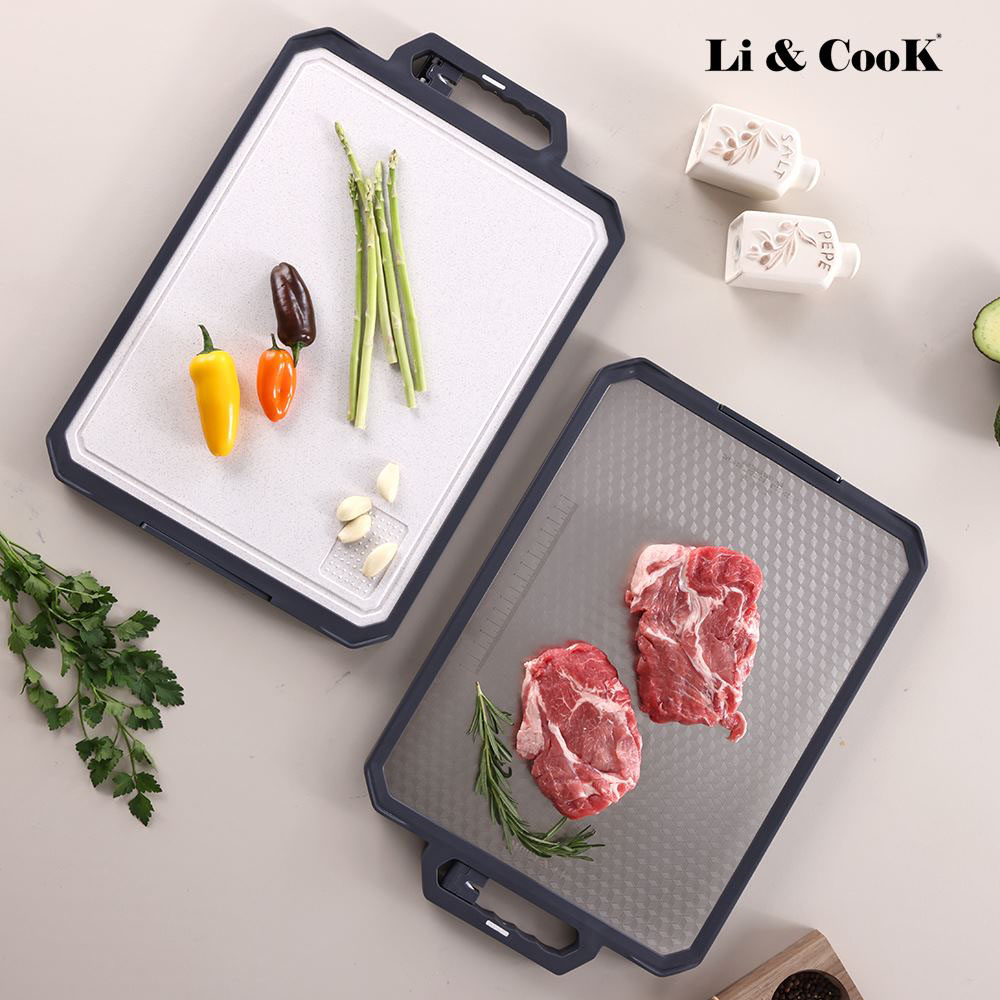 [리앤쿡] 스탠딩 더블 커팅보드 스텐316