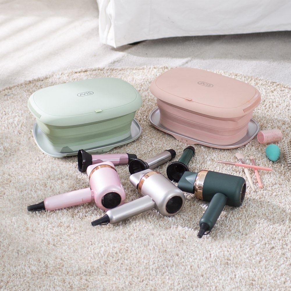 아비스 2in1 웨이브컬 드라이기&헤어미용툴 살균기 2종 세트 AT-2316