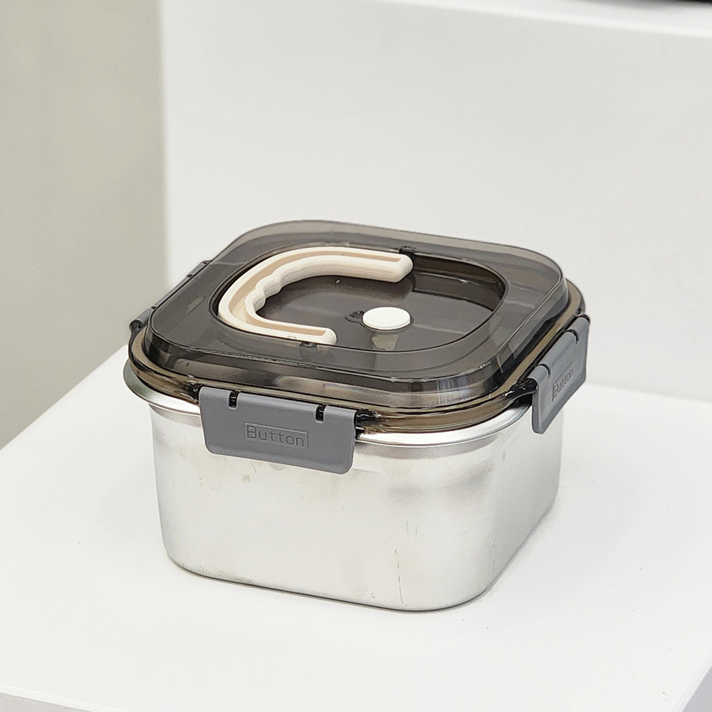 아비스 스텐밀폐용기 4P (뚜껑포함) 3L