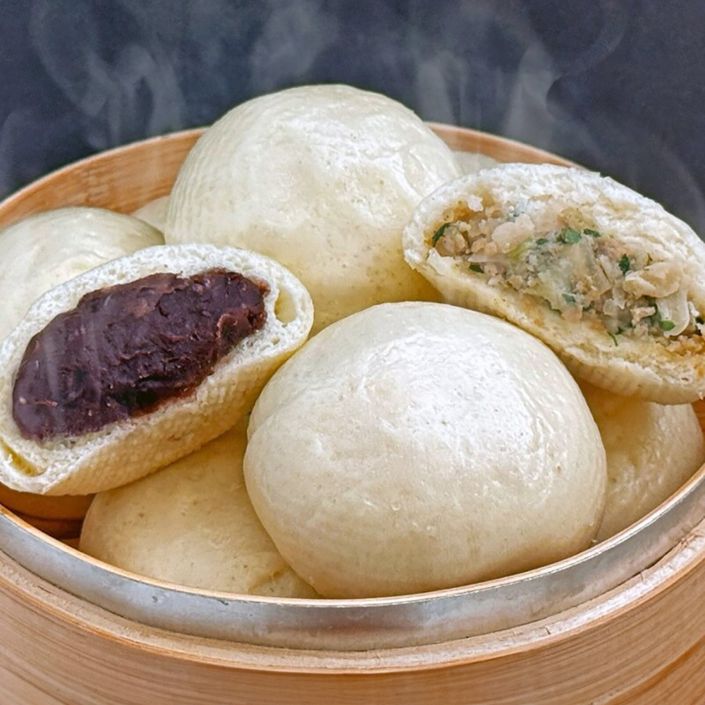 26년전통 통팥 호빵420g(7개)*2팩+야채 호빵420g(7개)*2팩