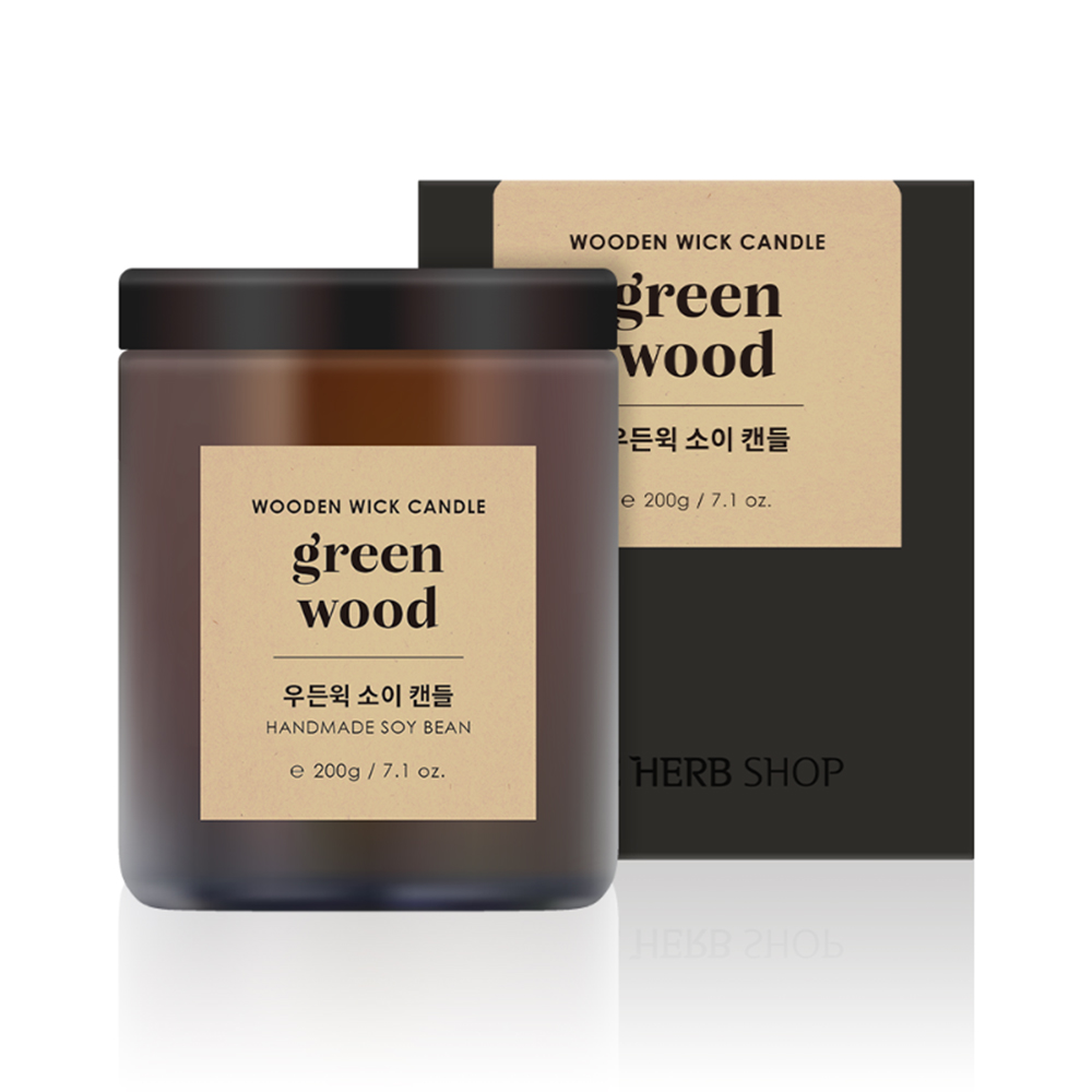 [더허브샵] 우든윅 소이 캔들 200g