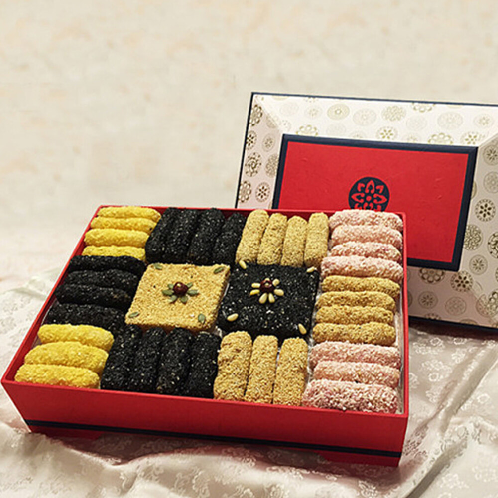 [솔향강릉] 강릉 수제한과 모래시계/3단구성/보자기