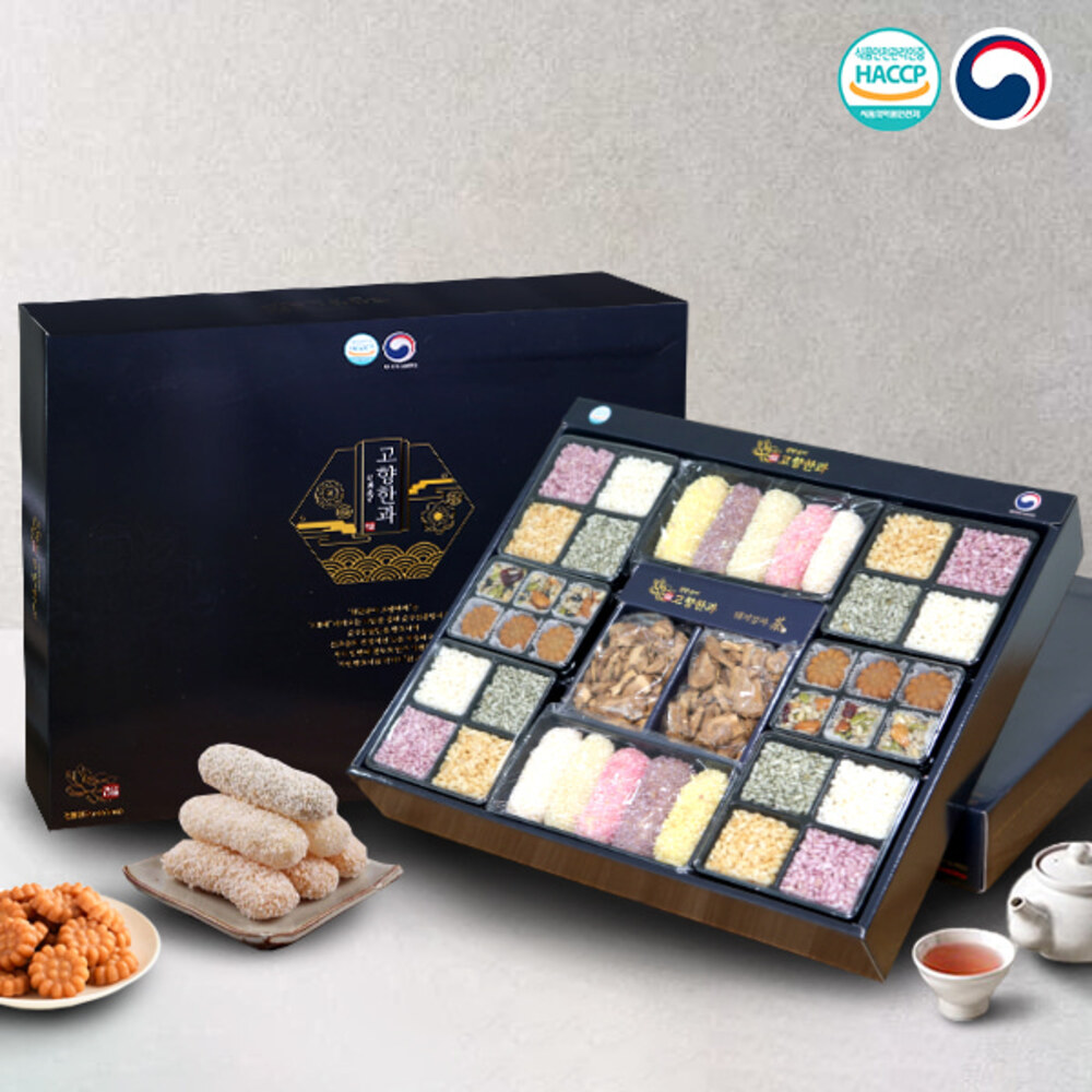 [동심동덕] 3대째 내려온 특별함 수제 고향한과 구절초/보자기포장