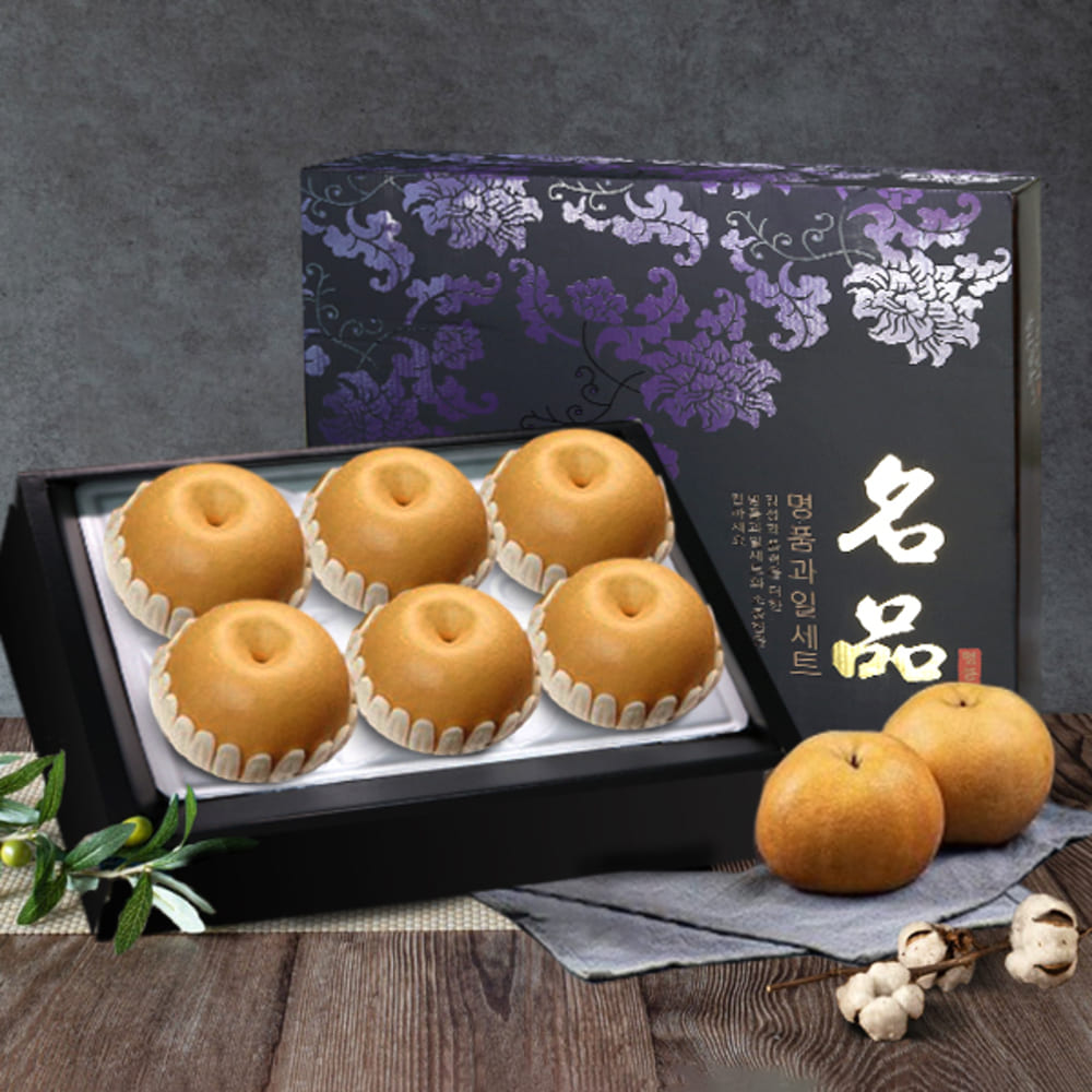 [농장아침] 신고배 선물세트 4kg(특)/6과