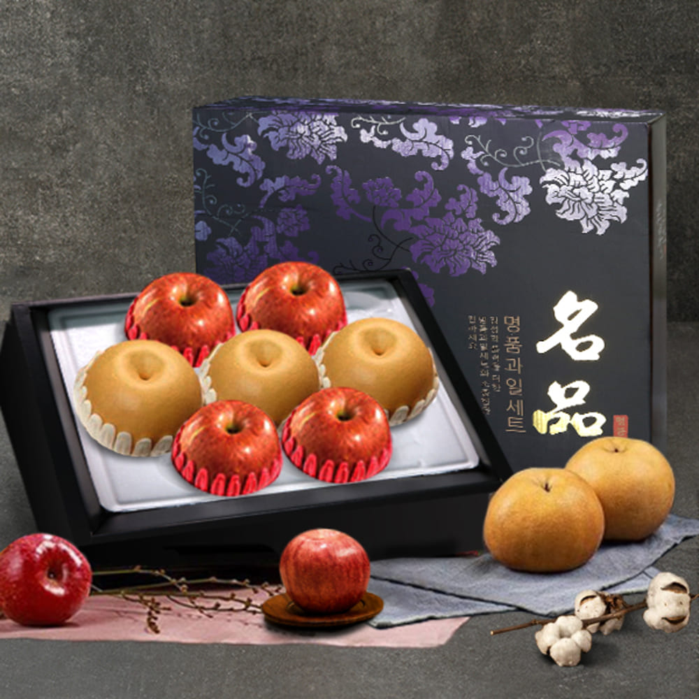 [농장아침] 사과,배 혼합 선물세트/3kg