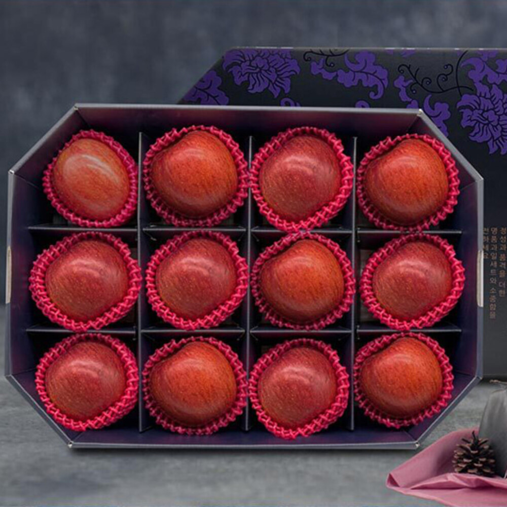 [명품팔각] 프리미엄 사과 선물세트 3.9kg/12과