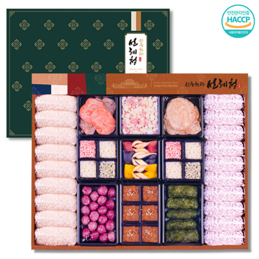 [한과마을] 명인 40년 전통한과 연꽃/쇼핑백