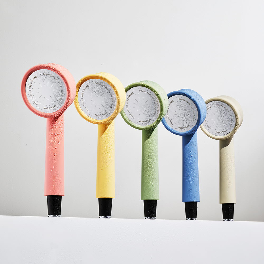 설치가 간편한 원터치 디자인샤워헤드 세트 2M