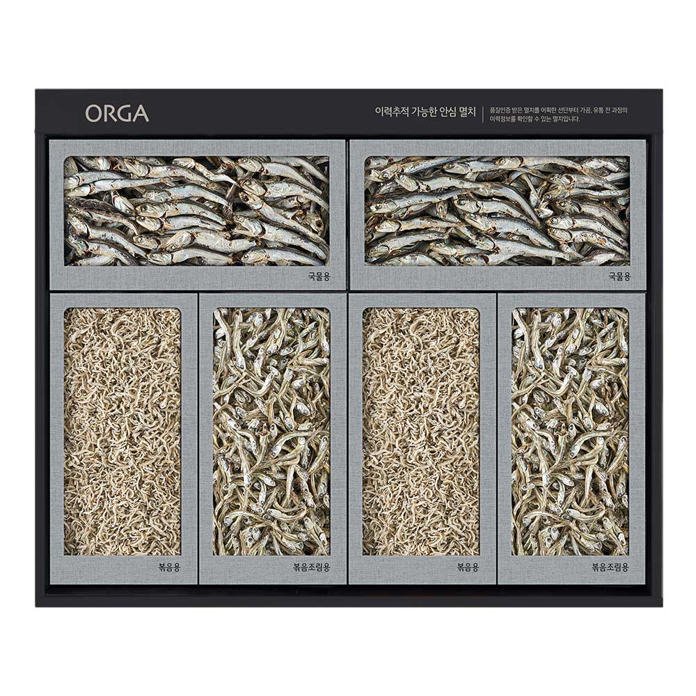 (백화점판매상품) ORGA 올가 멸치 선물세트 1호