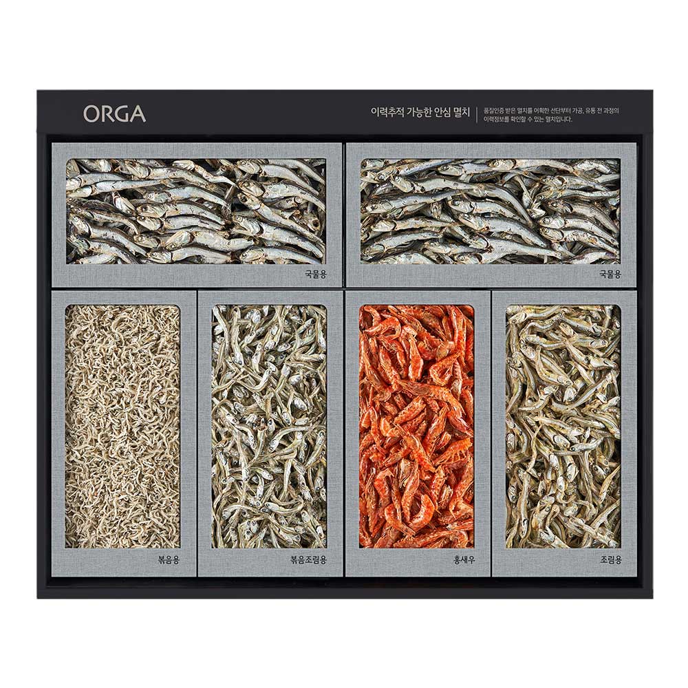 (백화점판매상품) ORGA 올가 멸치 선물세트 2호
