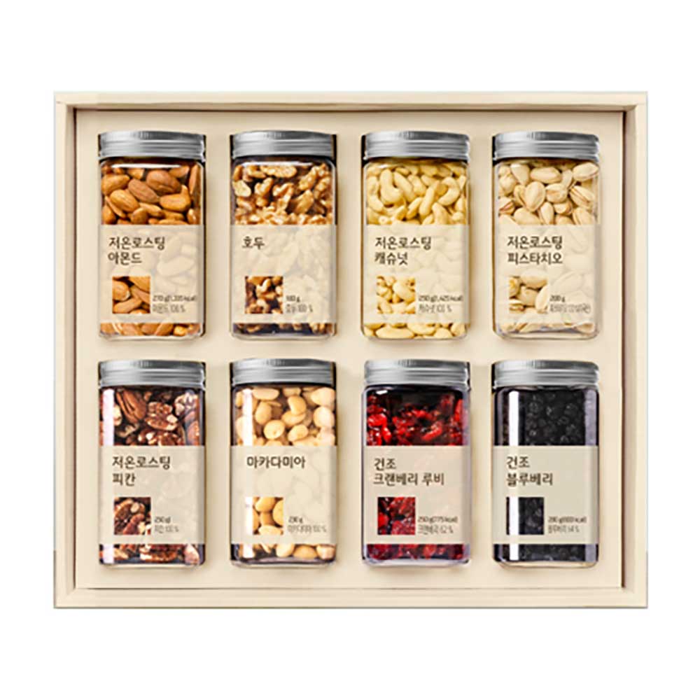 (백화점판매상품) ORGA 올가 저온로스팅 견과앤베리 8종 혼합세트