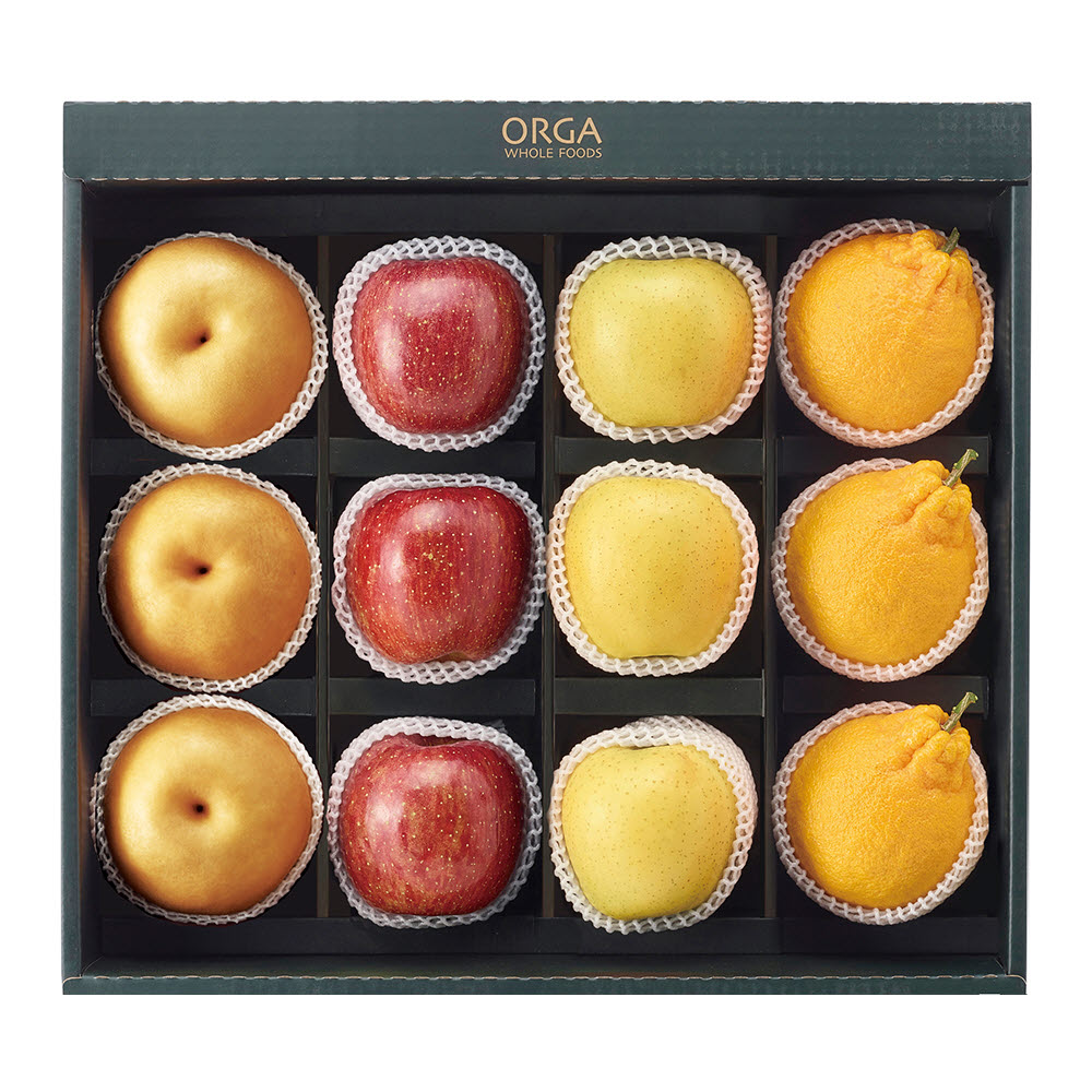 (백화점판매상품) ORGA 올가 황금사과/배/한라봉 혼합세트