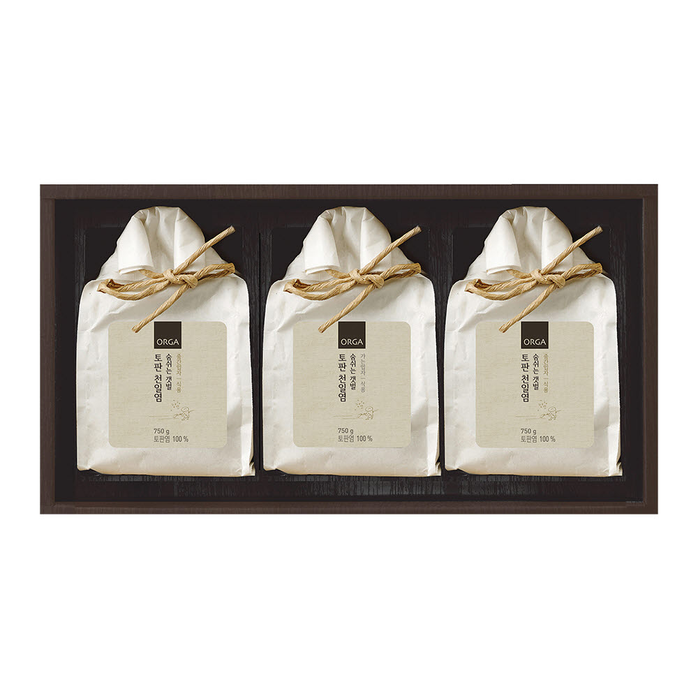 (백화점판매상품) ORGA 올가 토판 천일염 세트