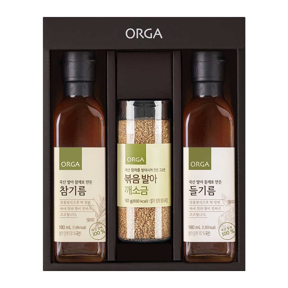 (백화점판매상품) ORGA 올가 참기름 선물세트 7호